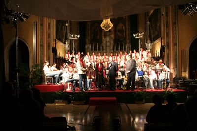 Ringraziamenti al termine del concerto multimediale