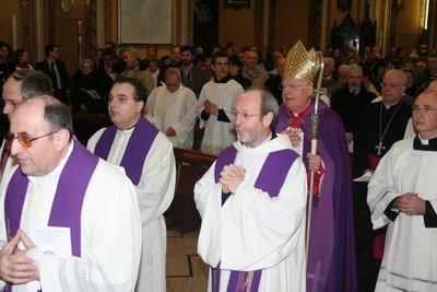 Processione e ingresso dei presbiteri di Carpenedo