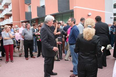 Un momento durantw l'inaugurazione del Centro don Vecchi ter