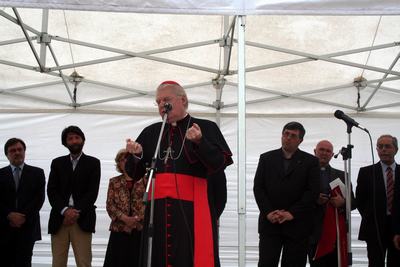 Un momento durantw l'inaugurazione del Centro don Vecchi ter