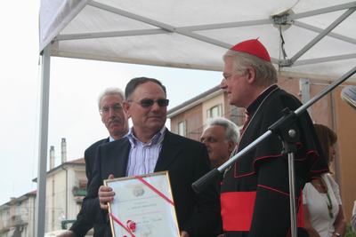 Un momento durantw l'inaugurazione del Centro don Vecchi ter