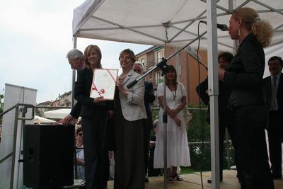 Un momento durantw l'inaugurazione del Centro don Vecchi ter