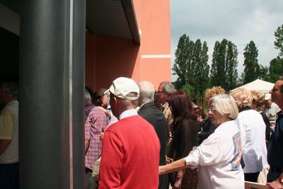 Un momento durantw l'inaugurazione del Centro don Vecchi ter