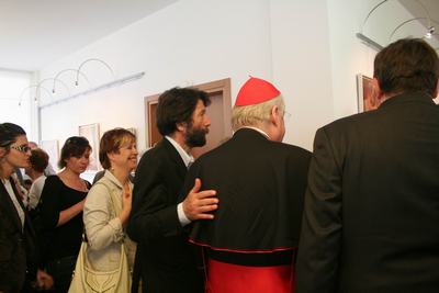 Un momento durantw l'inaugurazione del Centro don Vecchi ter