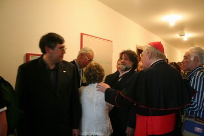 Un momento durantw l'inaugurazione del Centro don Vecchi ter