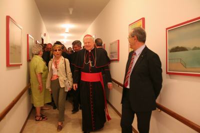 Un momento durantw l'inaugurazione del Centro don Vecchi ter