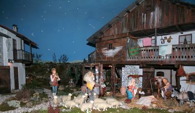 Immagine d'insieme del presepe