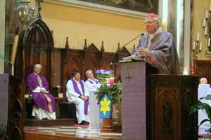 Un momento della Santa Messa della Carità celebrata dal Patriarca