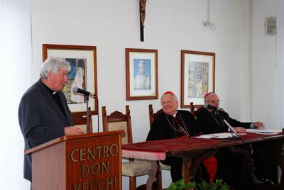 Il Patriarca visita il Centro don Vecchi ed i magazzini San Martino e San Giuseppe