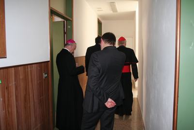 Il Patriarca incontra i chierichetti