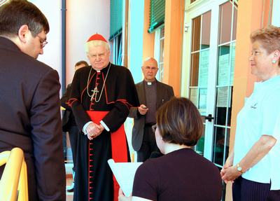 Il Patriarca visita il Germoglio